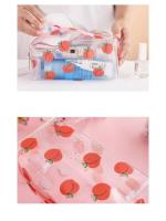 Estuche impermeable transparente de PVC, papelería grande, regalo para niñas, estudiantes, lápiz, maquillaje, bolsa de cosméticos, bolsas de viaje - details 3
