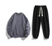 Conjunto Deportivo Casual para Hombre 2025 Sudadera Cuello Redondo Leggings Largos Moda Coreana - details 1
