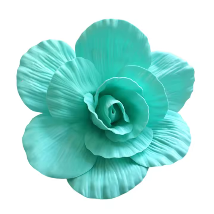 NUEVA flor artificial de 40 cm, tamaño grande, 40 cm de largo, flor de peonía artificial, rama de rosa de espuma PE, simulación de jardín de rosas - 1