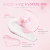 Kit Premium 6 en 1 de Cuidado Facial con Sakura Japonés - Suero + Crema Contorno Ojos + Limpiador Hidratante, Tratamiento Completo para Piel Radiante e Hidratada - LAIKOU - details 5