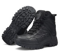 Botas de combate militares tácticas de alta calidad para hombre, zapatos de trabajo de cuero genuino del Ejército de EE. UU., caza, senderismo, Camping y montañismo - details 15