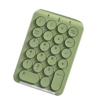 Teclado Numérico Inalámbrico Bluetooth, Redondo 22 Teclas, Recargable, Verde - details 0