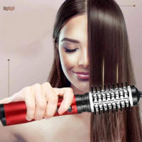 Cepillo de aire caliente 2 en 1, cepillo secador de cabello giratorio, temperatura ajustable, herramientas eléctricas de peinado - details 7