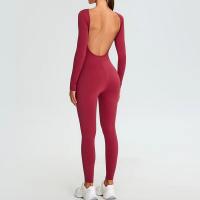 Monos deportivos de yoga de largo alcance para mujeres Pantalones de fitness con secado rápido - details 3