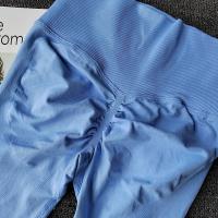 Pantalones Deportivos para Yoga Sin Costuras, Alta Cintura, Mallas para Levantamiento de Cadera, Secado Rápido, Diseño con Fruncido en Espalda - details 3