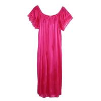 Las mujeres usan vestidos de noche sexys de seda helada Ence lisos, pijamas de mujer, pijamas de talla grande - details 12