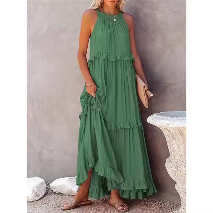 2025 Ropa de Verano para Mujer Nuevo Estilo Pastel Falda Larga Ds - 1