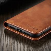 Funda tipo billetera fina de piel de ante para iPhone 11 12 13 14 15 16 Pro Max Mini XR XS 8 7 6s 6 Plus SE 2020 5S funda con tapa imán fuerte - details 3