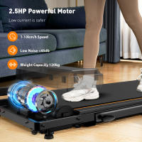 Formill FT51 cinta de correr eléctrica plegable para caminar, máquina de ejercicio en casa de 1-10 km/h, equipo de Fitness con Motor de 2,5 HP, cintas para correr - details 4