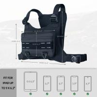 Bolsos deportivos para hombre y mujer, mochilas tácticas, antirrobo, torácidas transpirables - details 2