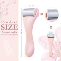 Scttomon Rodillo de Hielo para Cara y Ojo 2 Pcs Acero Inoxidable para Alivio del Dolor de Cabeza y Elevación de Piel Herramientas de Cuidado de la Piel de Belleza - details 2