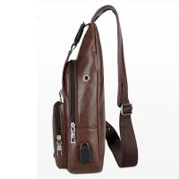 Bolsos cruzados para hombre, bolso de pecho para hombre, bandolera de diseñador, bandoleras de piel, paquete Diagonal, nueva mochila de viaje 2025 - details 2
