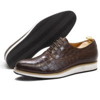 Zapatos de hombre hechos a mano de cuero vacuno estilo británico, zapatos de plataforma para las cuatro estaciones. - details 4