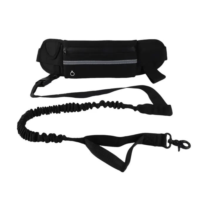 Correa Para Running Con Mochila Zipper Y Reflejos Nocturnos Multifuncional Para Perros Correa De Camuflaje Para Actividades Al Aire Libre - 1