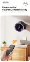 KINSCOTER, el más nuevo ventilador de escritorio portátil recargable de 4000mAh, ventilador de refrigeración de aire de montaje en pared ajustable con ángulo de 100 velocidades con Control remoto - details 6