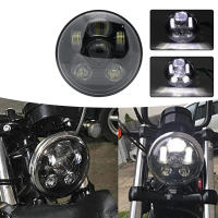 Faros LED para motocicleta y coche 5.75 pulgadas para Harley Sportster Iron 883 Dyna Triumph Street Speed Triple 5 3/4" H4 Faro Principal - details 22