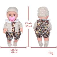 Muñecas realistas para recién nacidos, accesorios de juguete hechos a mano para niños, Colección D5QA, 12 pulgadas - details 5