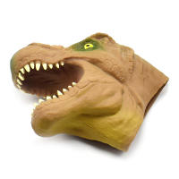 Juguete de Vinilo Suave para niños, títere de dinosaurio TPR, cabeza de Animal, marionetas de mano, juguetes para niños, regalo - details 6