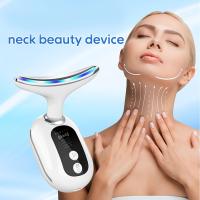 Instrumento de belleza para el cuello, masajeador facial con luz de Triple color, 3 modos ajustables, la primera opción de regalo - details 0