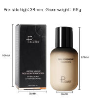 Pudaier Base de Maquillaje, Base Para Maquillaje Impermeable de Larga Duración, Base de Maquillaje con Acabado Suave Para Piel Normal/Seca, Cosmetics, Maquillaje Mujeres - details 15