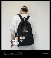 Mochilas de escuela secundaria para niñas adolescentes, color sólido, moda simple, mochila escolar ligera para estudiantes, bolsa universitaria - details 14