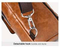 Nuevo bolso de mensajero unisex impermeable y resistente al desgaste, bolso cruzado, bolso de mano, bolso de hombro, bolso de pecho, hecho de tela resistente al desgaste, gran capacidad con bolsillos grandes, fácil de transportar, adecuado para el trabajo - details 33