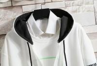 Nuevo traje deportivo para hombre primavera-otoño 2025, sudadera a la moda, conjunto cómodo de 2 piezas de marca a la moda, traje masculino elegante - details 14