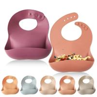 Baberos de silicona fáciles de limpiar, productos para bebés impermeables - details 5