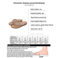 Sandalias Bohemias Mujer 2025 con Cristales - Punta Redonda y Suela Plana |   Zapatos de Verano Elegantes para Playa y Paseos Urbanos - details 1