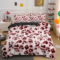 Juego de Ropa de Cama con Estampado de Leopardo Funda de Edredón de Piel de Animal para Niños Adolescentes Adultos Funda de Almohada de Poliéster con Estampado de Leopardo - details 5