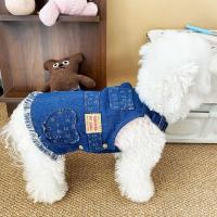 All Seasons Unique Dog Denim Dress Lightweight Pet Apparel Cute Puppy Vest Soft Adjustable Dog Shirts Clothes Pet Costumes - details 7