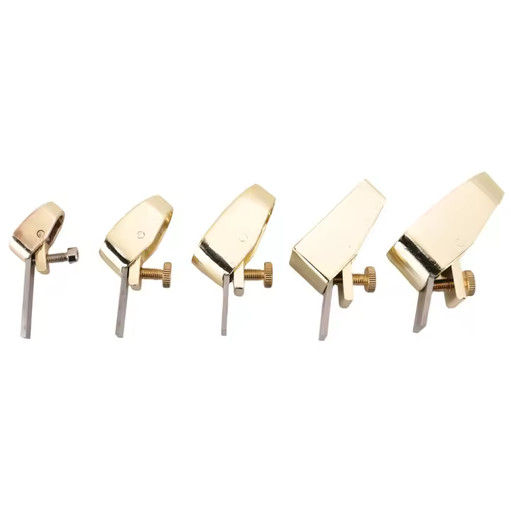 Juego de cortadores de avión para carpintería, herramienta Luthier de Metal y cobre con suela curva, violín, Viola, violonchelo, instrumento de madera, 5 piezas - 1