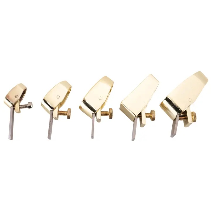 Juego de cortadores de avión para carpintería, herramienta Luthier de Metal y cobre con suela curva, violín, Viola, violonchelo, instrumento de madera, 5 piezas - 1
