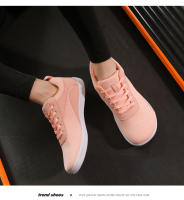Zapatos deportivos de talla grande para mujer, Zapatillas de malla transpirable para correr, zapatos de viaje de suela suave ultraligeros, primavera y otoño, nuevos - details 2