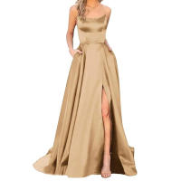 Vestidos de graduación para mujer, vestidos largos elegantes con Espalda descubierta, vestidos formales de talla grande - details 9