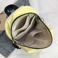 Mochila deportiva de nailon pequeña y sencilla, bolso de hombro de Color sólido de estilo coreano, bolso de mano, mochila Retro para niñas - details 17