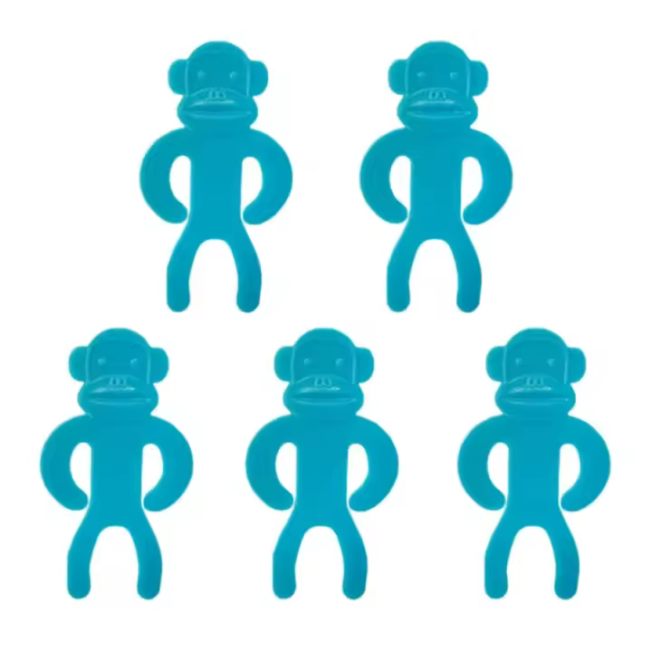 Clips multifuncionales para calcetines, organizadores de calcetines coloridos, soportes clasificadores, almacenamiento de carpetas de lavandería, 5 uds. - 1