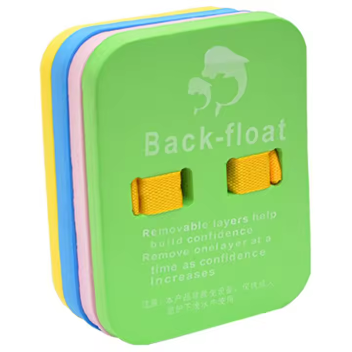 Cinturón de natación con flotador trasero, entrenador de natación de seguridad con capas divididas ajustables, cinturones de natación con Clip para natación - 1