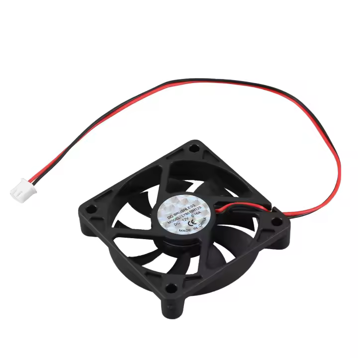 Ventilador de refrigeración de 2 pines, carcasa de PC de escritorio, DC 12V, 0.16A, 60mm - 1