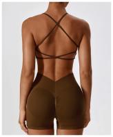 Camisola Deportiva Sin Espalda Top de Deportes Ajustado para Mujeres Absorbente de Choques - details 23