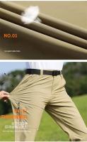 Pantalones de Senderismo Tácticos Ligeros para el Verano Pantalones Casuales de Moda para Hombres con Múltiples Bolsillos y Rápido Secado - details 5