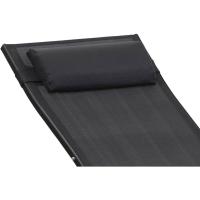 Habitat et Jardin Juego 2 tumbonas BeautPhoenix Aluminio Negro - details 2