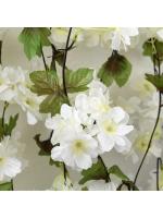 Vid de Seda de Cerezo en Blanco y Rosa Flor de Pared Colgante de 230cm para Bodas y Decoración del Hogar - details 2