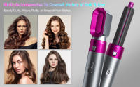 Secador de Pelo, Rizador Cepillo de Aire Caliente 5 en 1, Plancha de Pelo Multifuncional Curling Cepillo de Hierro Peine Pincel de Cabello Pincel voluminista,de secador de Pelo iónico. - details 2