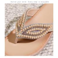 Sandalias Bohemias Mujer 2025 con Cristales - Punta Redonda y Suela Plana |   Zapatos de Verano Elegantes para Playa y Paseos Urbanos - details 36