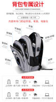 Mochila de negocios para ordenador USB recargable de gran capacidad para hombre, bolso escolar informal para estudiantes de secundaria - details 2