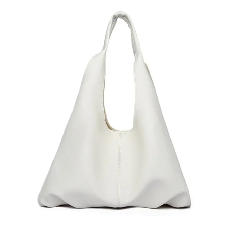 Bolso Tote de Gran Capacidad Bolso de Hombro Trendy para Mujeres Cuero PU Sencillo - 1