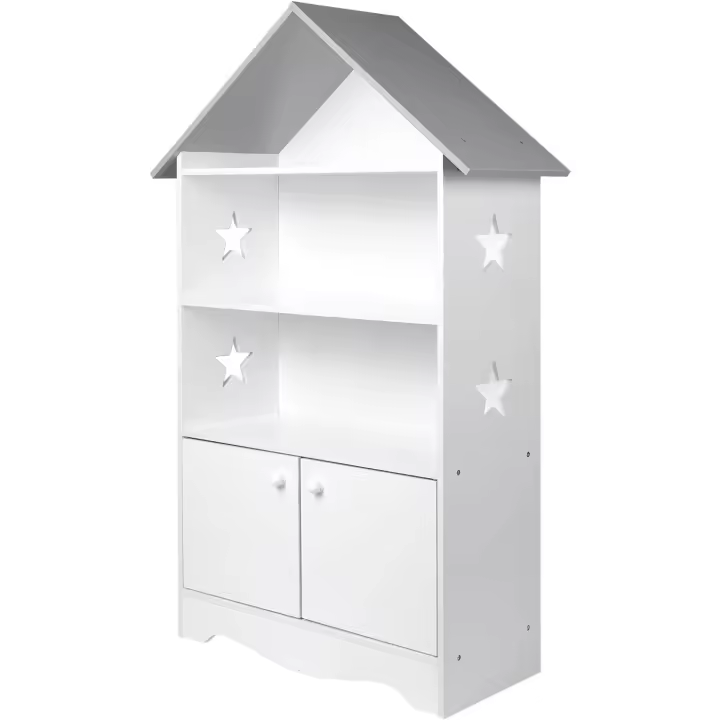 Estanterías Abiertos, Librero Infantil para Habitación Organizador Multiusos, Estante de Libreria - 1