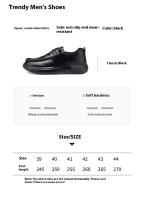 Zapatos Oxford formales cómodos con cordones de piel para hombre, para negocios, oficina, transpirables, redondos, de uso diario - details 4