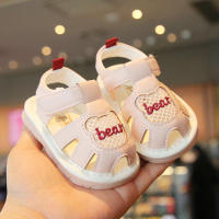 Sandalias de suela blanda, bolso de verano para bebé, zapatos para la cabeza para 0-2 años, niña, bebé, antideslizante, niño, zapatos de resina, tendón, suelas, llamado - details 2